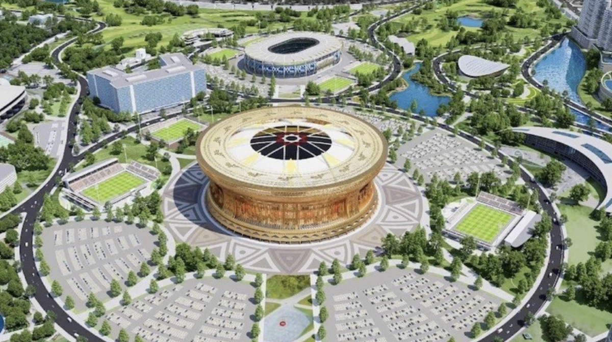 Phối cảnh khu đô thị thể thao Olympic.