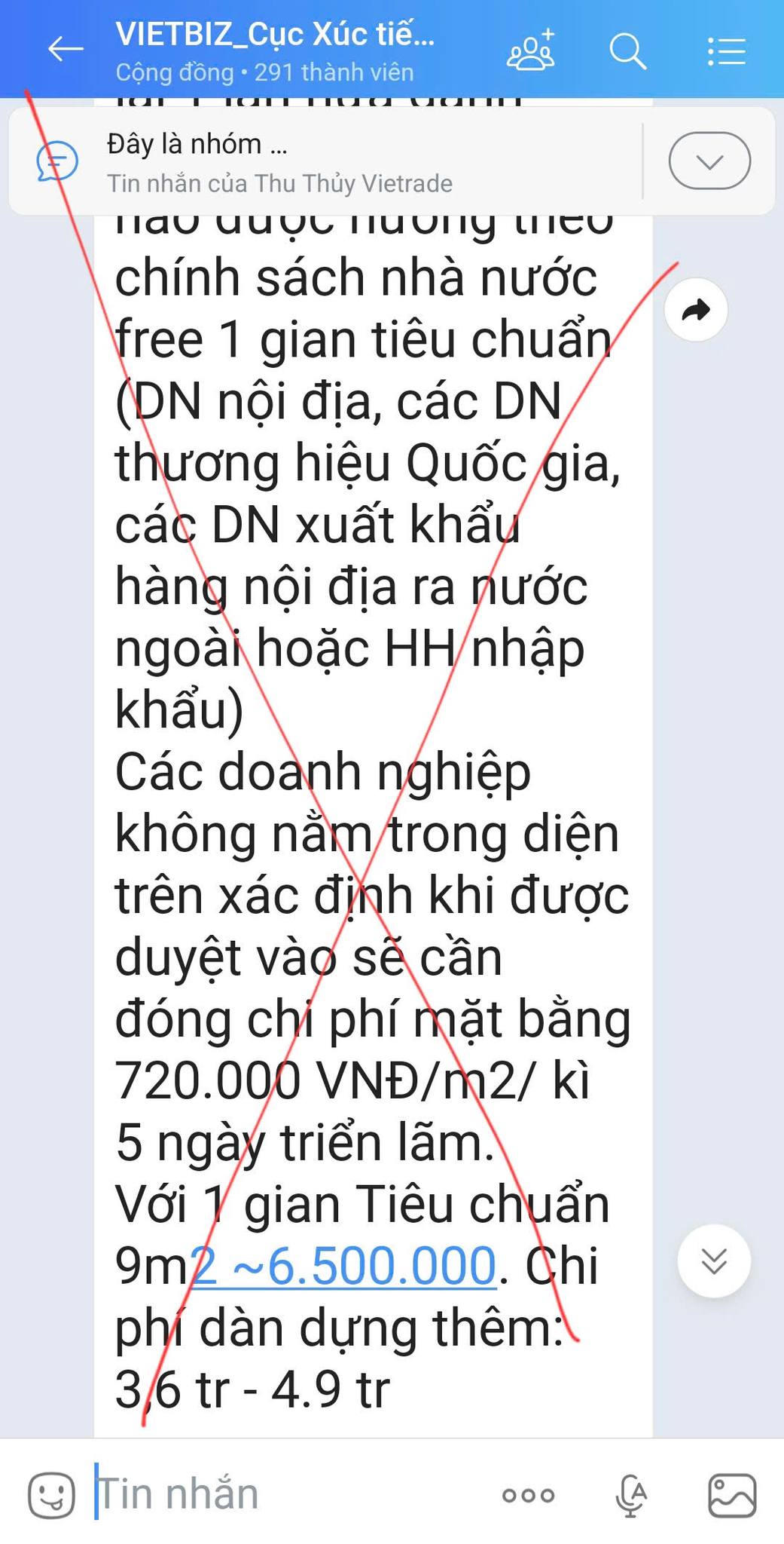 Cục Xúc tiến thương mại cảnh báo việc kêu gọi đóng tiền tham gia gian hàng Hội chợ Mùa Xuân 2026