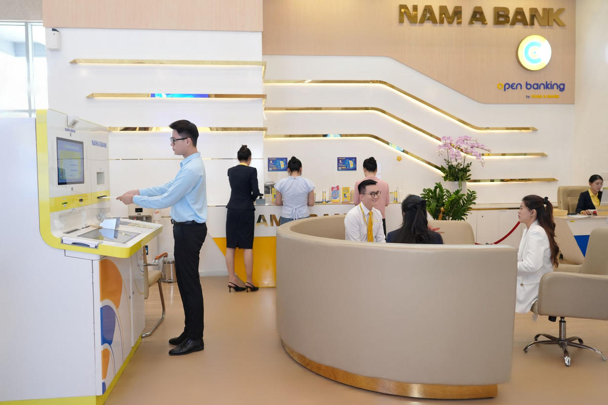 Nam A Bank tăng trưởng trong năm 2025. Ảnh: Nam A Bank