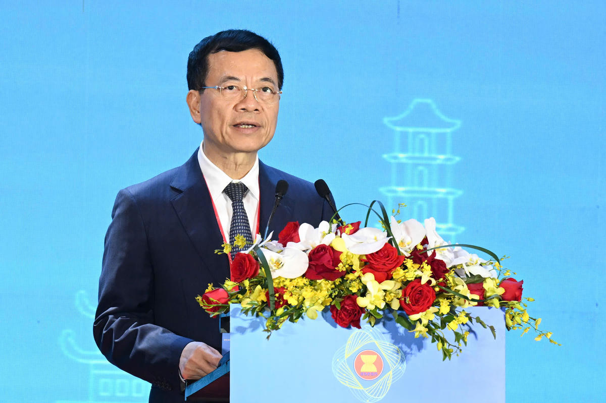 Ông Nguyễn Mạnh Hùng, Bộ trưởng Bộ Khoa học và Công nghệ Việt Nam.&nbsp;