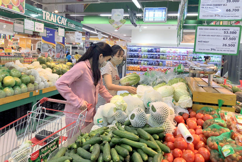 Thị trường hàng hóa trên cả nước ghi nhận tình trạng ổn định về nguồn cung và giá cả trong những ngày Tết. Ảnh minh họa