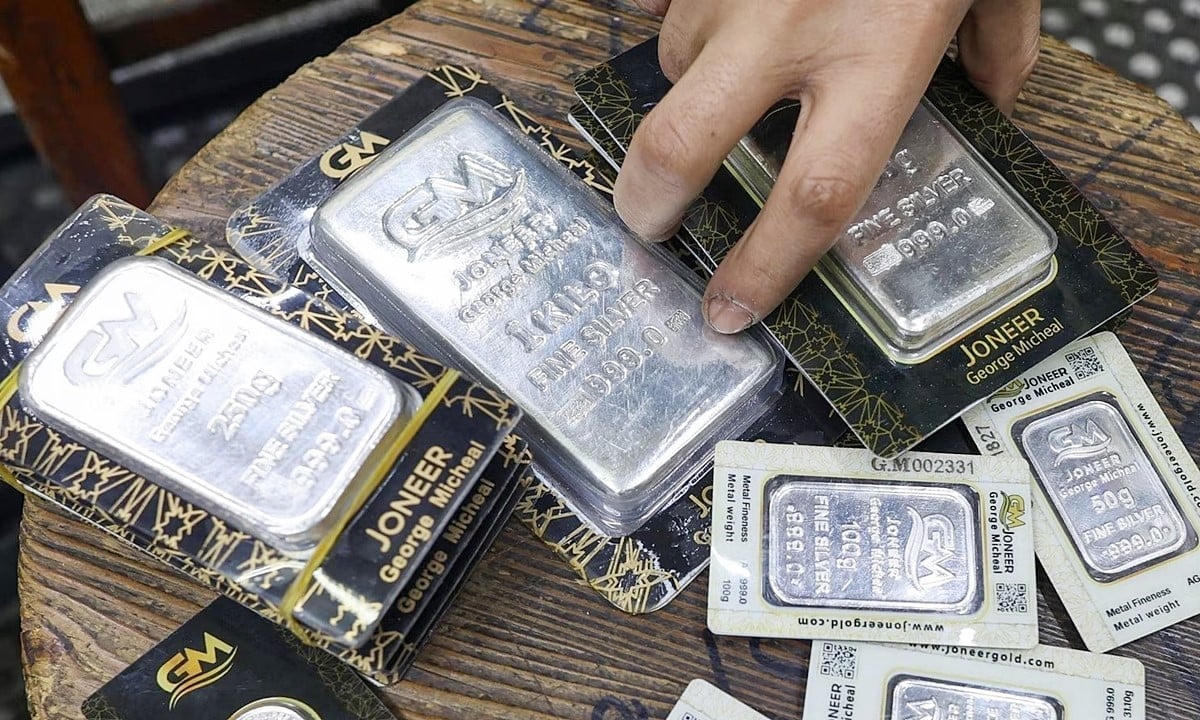 Thị trường bạc đang ghi nhận chuỗi giảm điểm liên tiếp trong những ngày qua. Ảnh minh họa