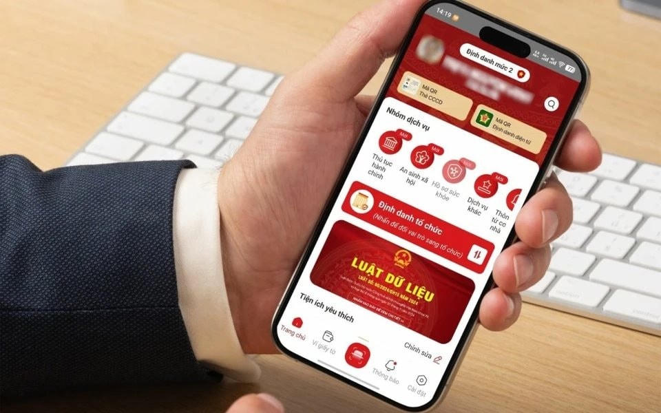 VNeID là hạ tầng số đóng vai trò trung tâm trong hệ sinh thái số quốc gia. (Ảnh minh hoạ)