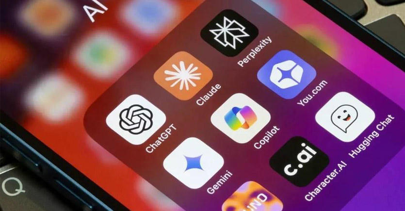 Một số ứng dụng AI trên điện thoại.