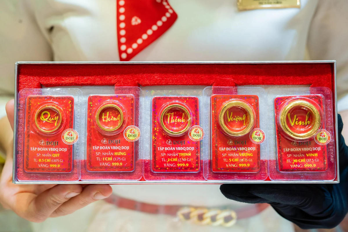 Giá vàng trong nước đạt mốc 185,3 triệu đồng/lượng trước ngày Vía Thần Tài. Ảnh minh họa