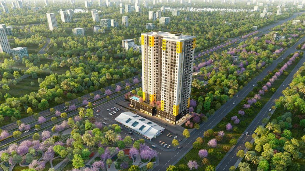 392/490 căn hộ thuộc dự án Chung cư Green Land Bình An (còn gọi là Bcons Asahi) đủ điều kiện bán, cho thuê mua nhà ở hình thành trong tương lai.