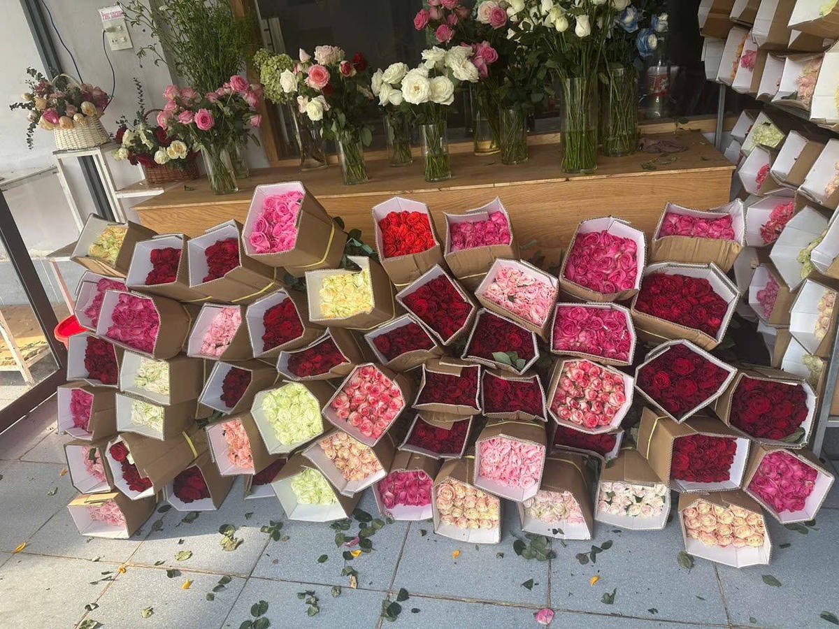 hoa tươi vẫn duy trì vị thế là mặt hàng chủ đạo trong ngày lễ 8/3. Ảnh minh họa