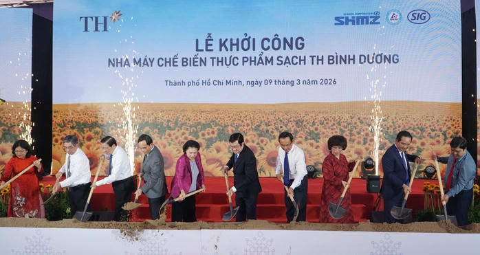 Lễ khởi công dự án Nhà máy chế biến thực phẩm sạch TH.
