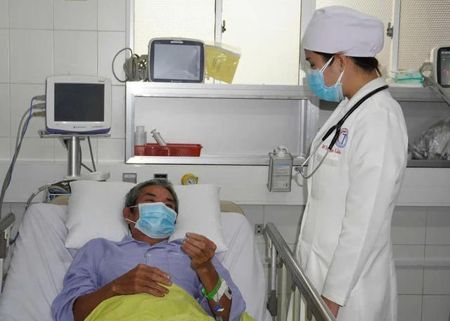 Bệnh nhân được điều trị tại Bệnh viện Đa khoa Trung ương Cần Thơ.