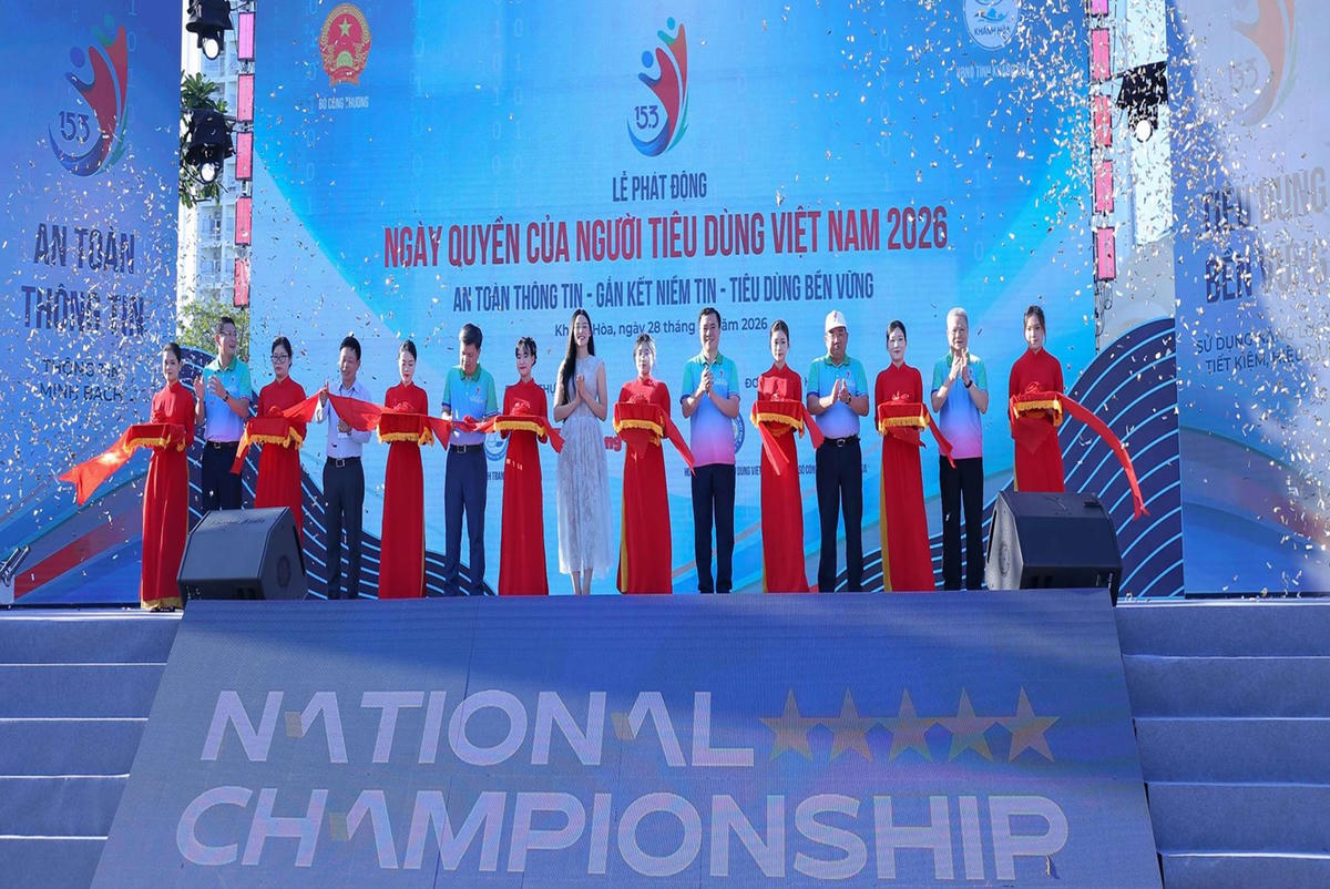 Lễ phát động Ngày Quyền của người tiêu dùng Việt Nam năm 2026. Ảnh Tapchicongthuong