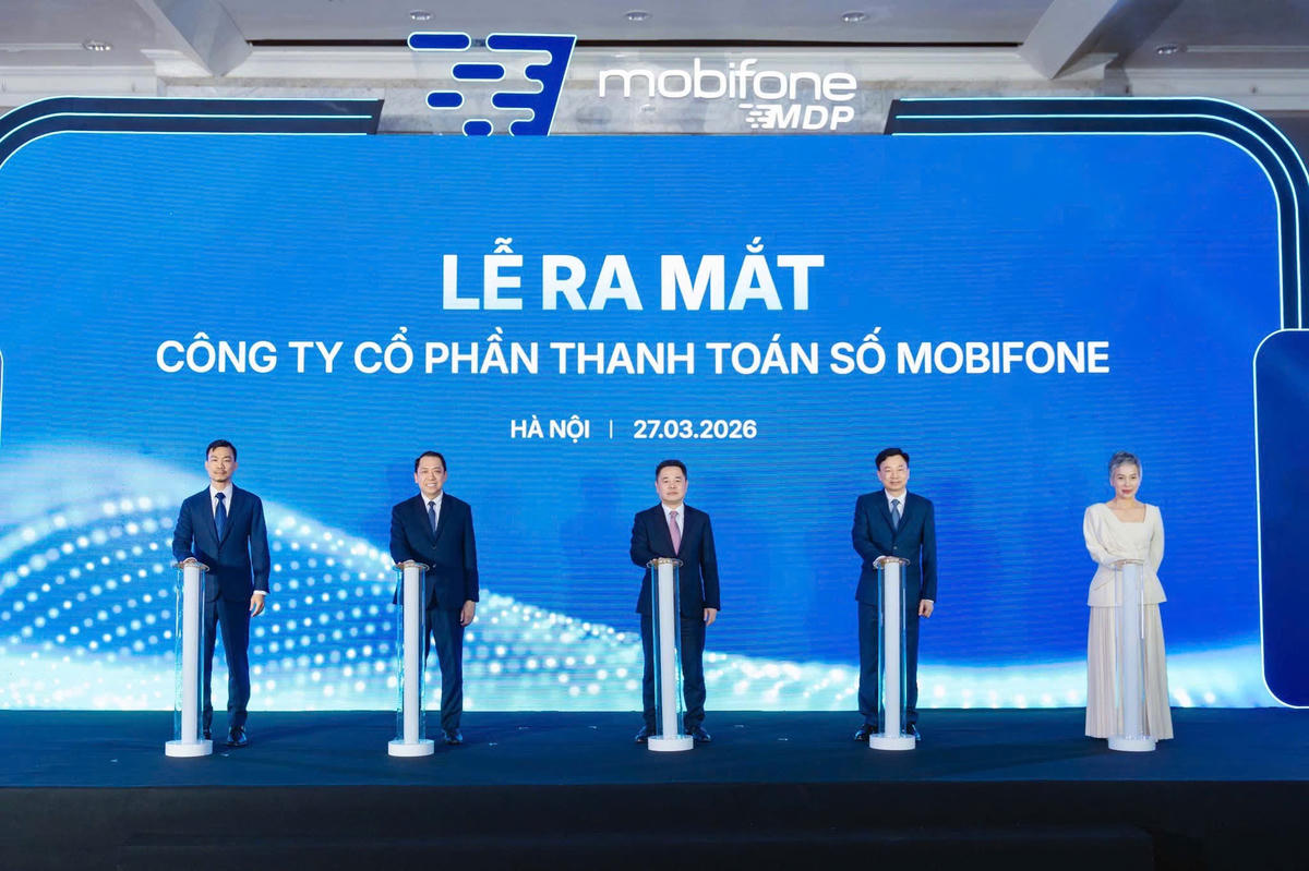 Công ty CP Thanh toán số MobiFone - MDP chính thức ra mắt. Ảnh&nbsp;MobiFone