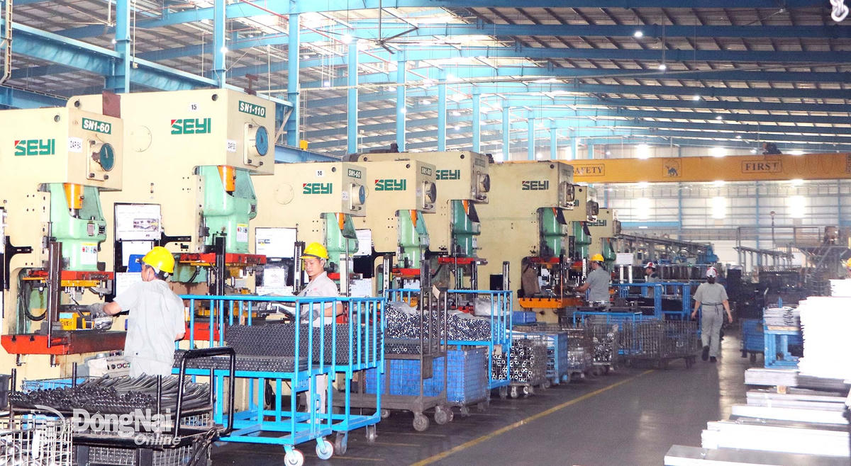 Quý I/2026, tăng trưởng kinh tế của tỉnh Đồng Nai tiếp tục duy trì ở mức cao. Ảnh: Báo Đồng Nai