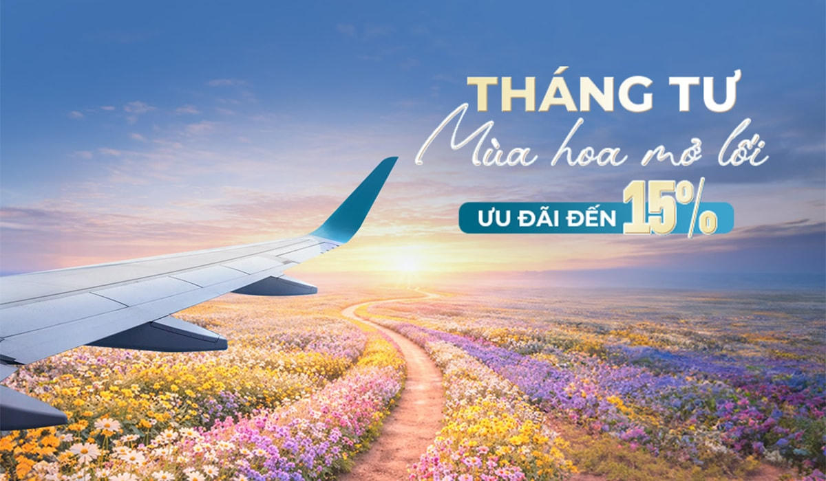 Vietnam Airlines tung chương trình ưu đãi tháng 4/2026.