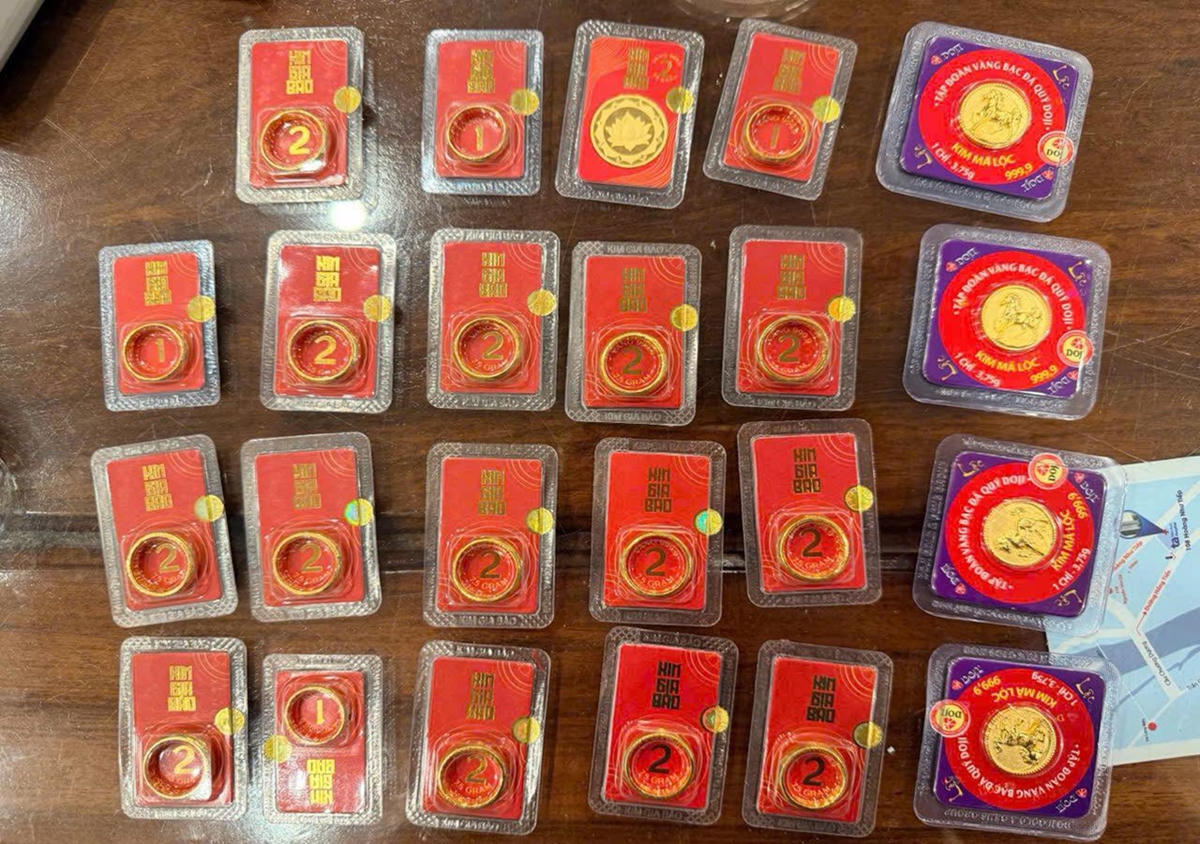 Giá vàng hôm nay 6/4: Vàng miếng neo đỉnh 174,5 triệu đồng/lượng, thế giới lao dốc (Ảnh minh họa).