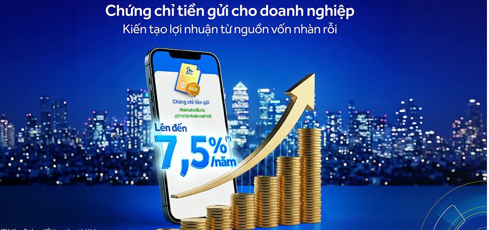 Doanh nghiệp có thêm lựa chọn đầu tư ngắn hạn với chứng chỉ tiền gửi từ ACB. Ảnh: ACB