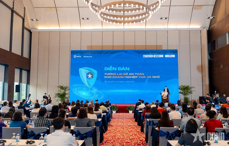 Tại Diễn đàn “Tương lai số an toàn cho doanh nghiệp vừa và nhỏ” tổ chức ngày 15/4 tại Hà Nội.