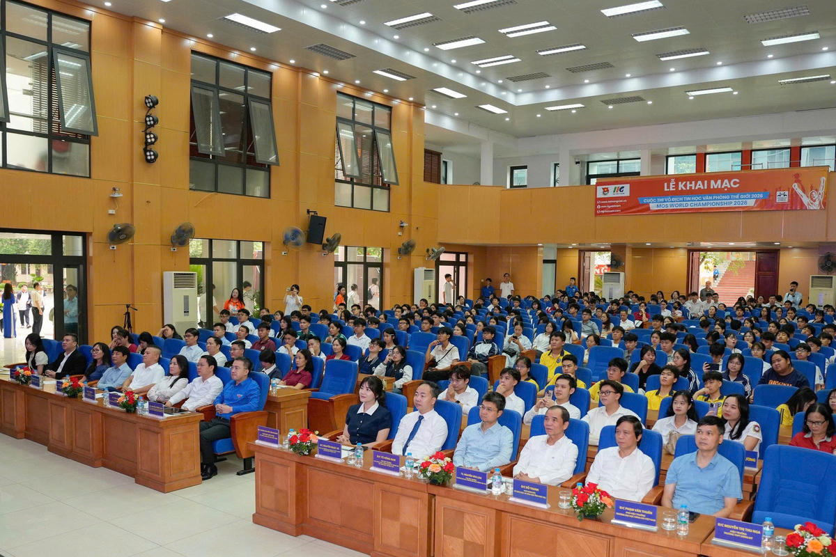 Lễ Khai mạc Cuộc thi Vô địch Tin học văn phòng Thế giới 2026.