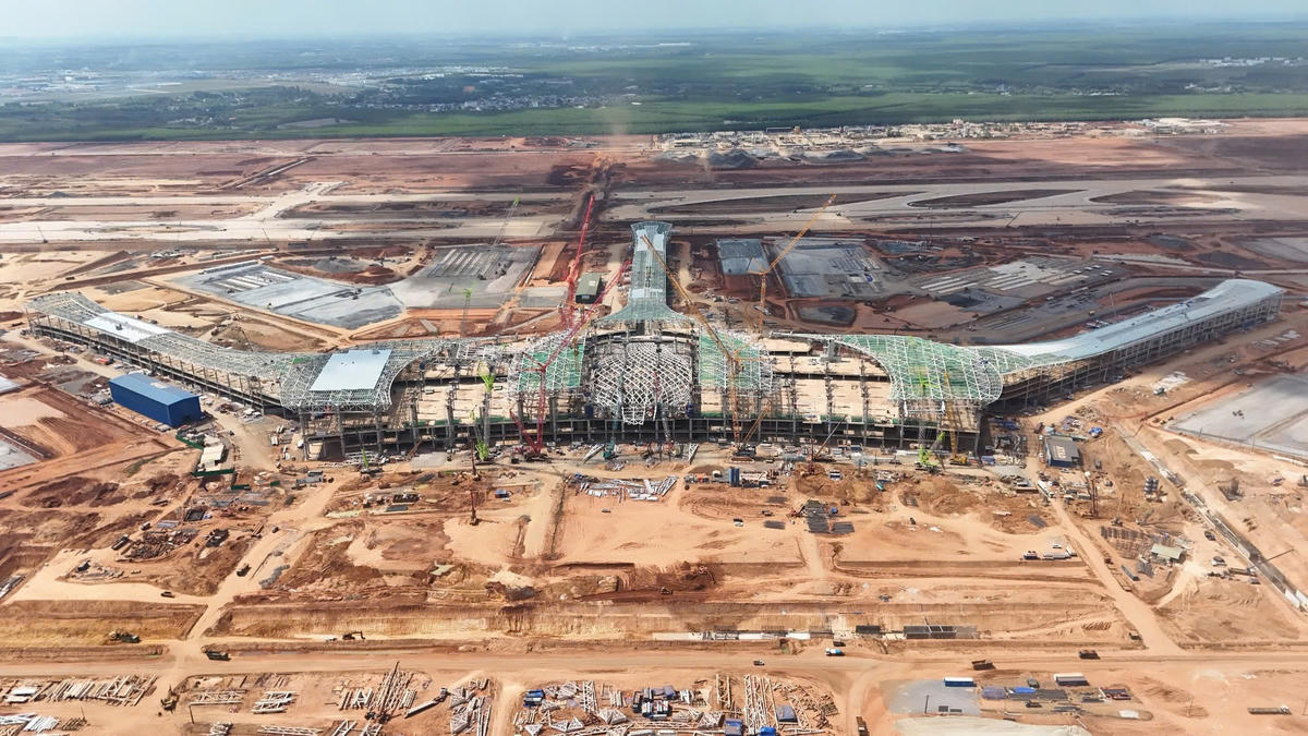 Đẩy nhanh tiến độ, bảo đảm khai thác sân bay Long Thành trong năm 2026. (Ảnh minh họa).