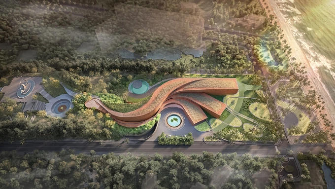   Phối cảnh dự án Bảo tàng Trường Sa.