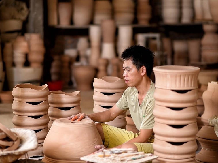 Đề xuất tổ chức lại không gian làng nghề theo hướng bền vững. (Ảnh minh họa).
