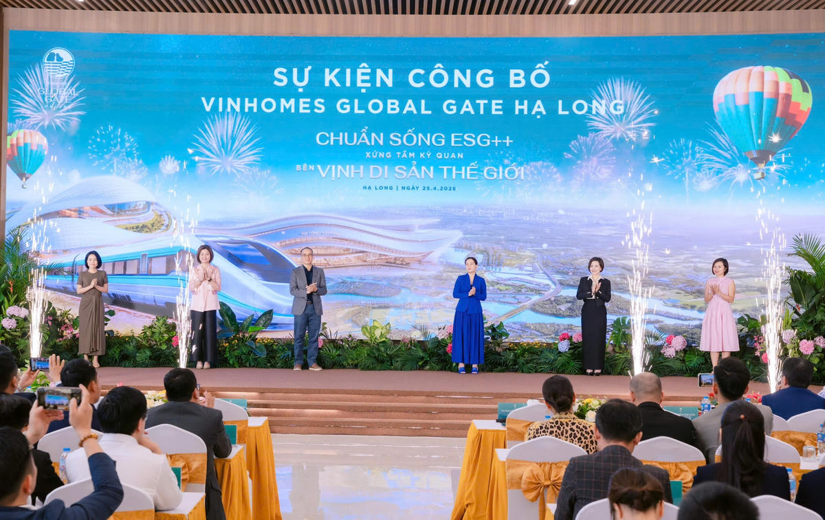 Vinhomes ra mắt siêu đô thị biển Global Gate Hạ Long rộng 6.200 ha, với tổng vốn đầu tư 456.639 tỷ đồng, tương ứng gần 18 tỷ USD.