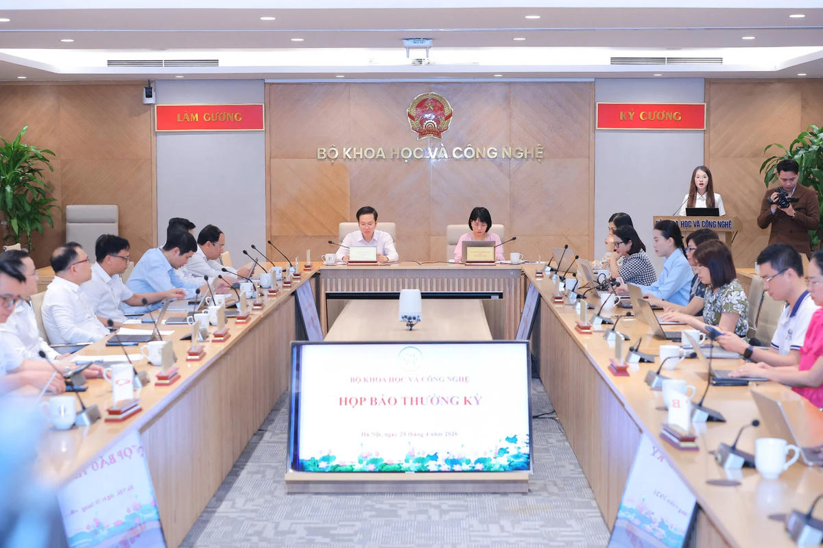 Bộ Khoa học và Công nghệ (KH&CN) tổ chức họp báo thường kỳ 4.