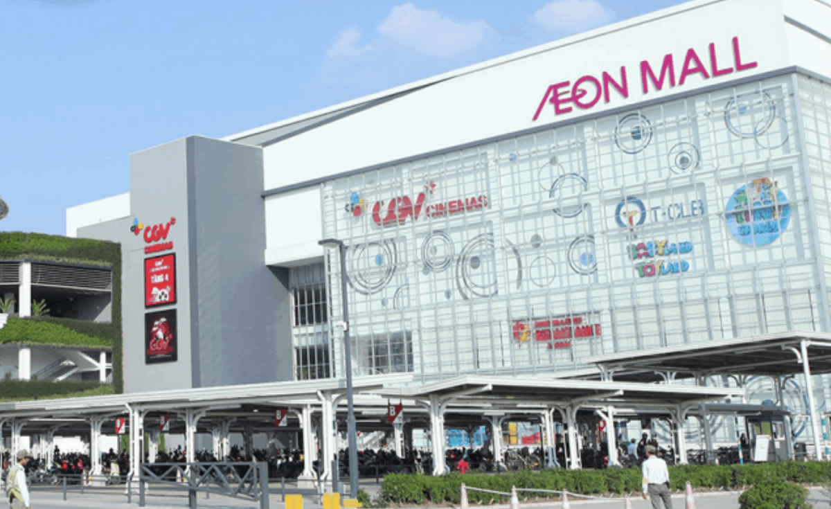 Dự án trung tâm thương mại Aeon Mall Tân Tiến được quy hoạch trên diện tích khoảng 7,7 ha.