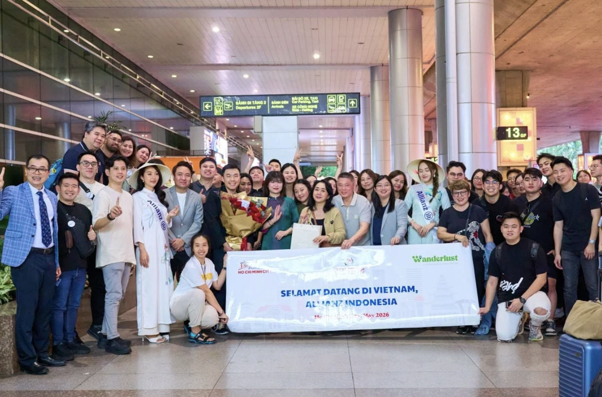 TP.HCM chào đón đoàn khách đến từ&nbsp;Indonesia với quy mô lớn gồm 890 thành viên.&nbsp;Ảnh: Sở Du lịch TP. HCM.