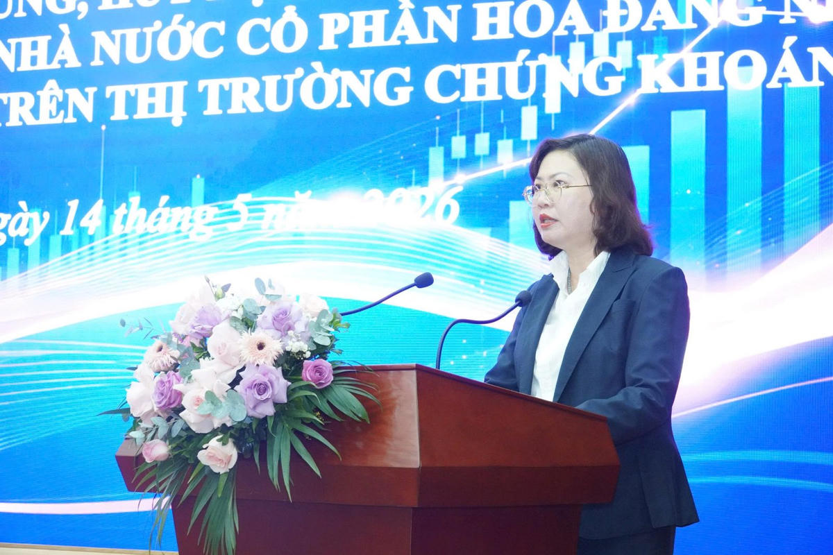 Chủ tịch UBCKNN Vũ Thị Chân Phương.