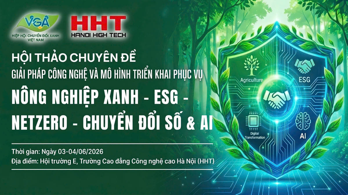 Cao đẳng Công nghệ cao Hà Nội: Mô hình trường học ESG - NET ZERO