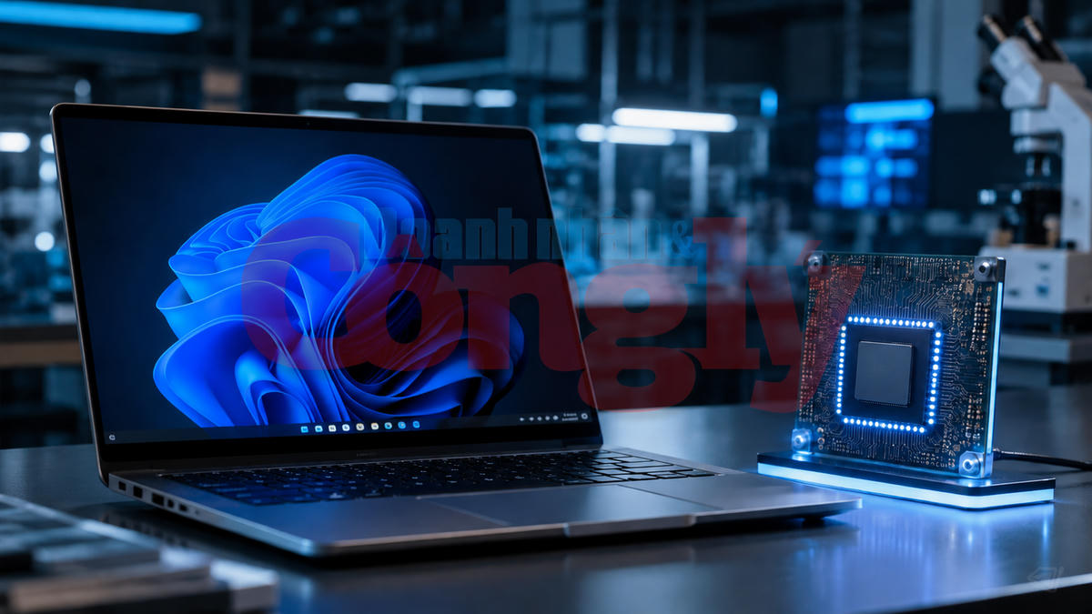 AI PC đang trở thành hướng cạnh tranh mới của các hãng bán dẫn toàn cầu. Ảnh minh họa