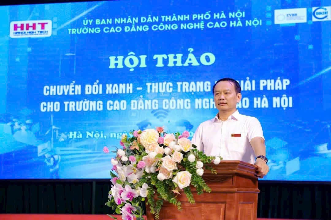 Hiệu trưởng NGƯT.TS Phạm Xuân Khánh. Ảnh: An Thanh