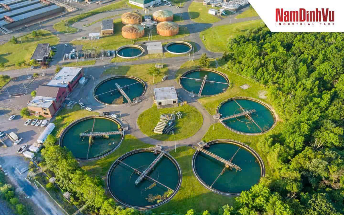 Hệ thống xử lý nước thải Khu công nghiệp Nam Đình Vũ – Hải Phòng.