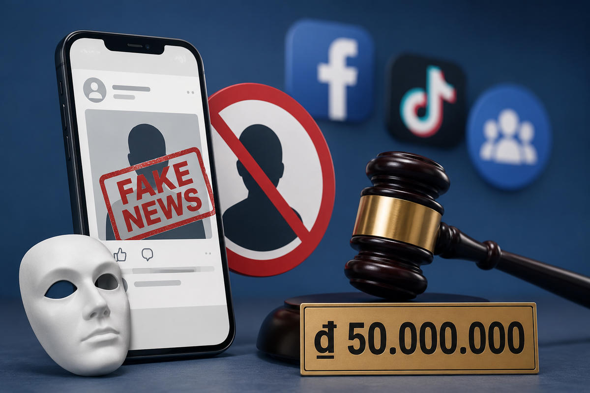Giả mạo tài khoản Facebook tung tin giả: Có thể bị phạt tới 50 triệu đồng.