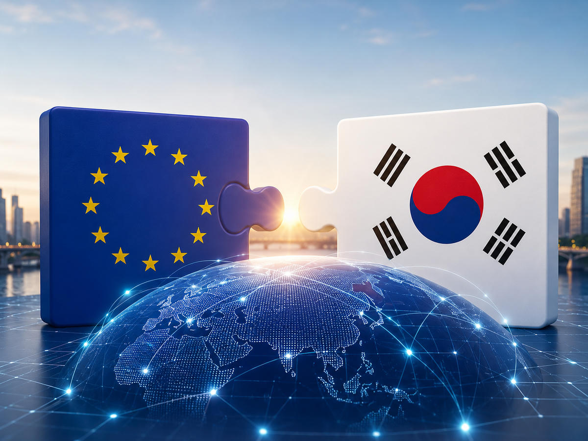 EU và Hàn Quốc đã ký Hiệp định thương mại kỹ thuật số (DTA). Ảnh minh họa