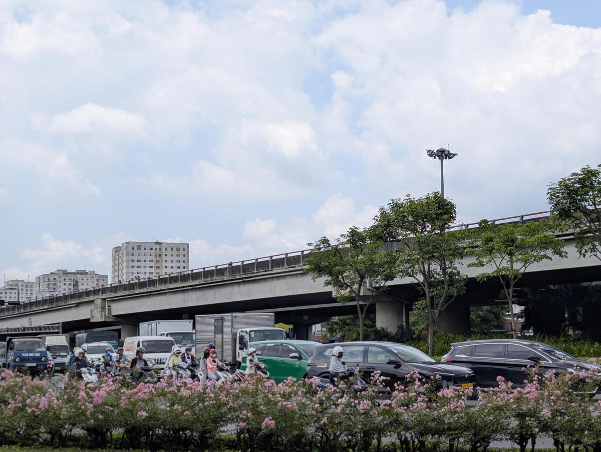 Khu vực cầu Bình Triệu.
