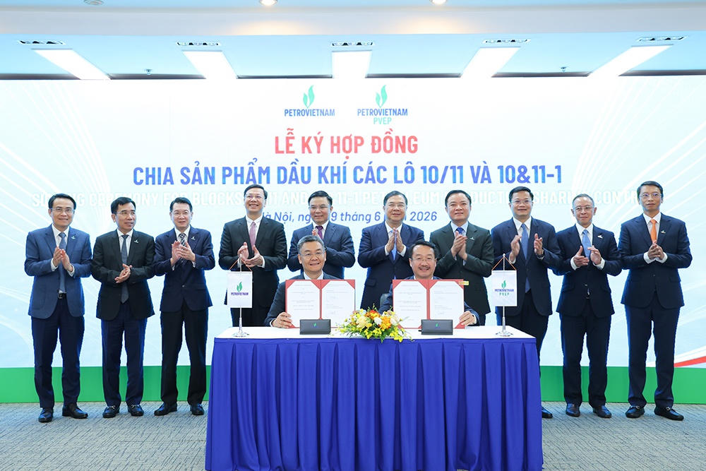 Petrovietnam ký loạt hợp đồng dầu khí, bổ sung 1,2 tỷ m3 khí/năm cho Đông Nam bộ. Ảnh: Thời báo Ngân hàng.