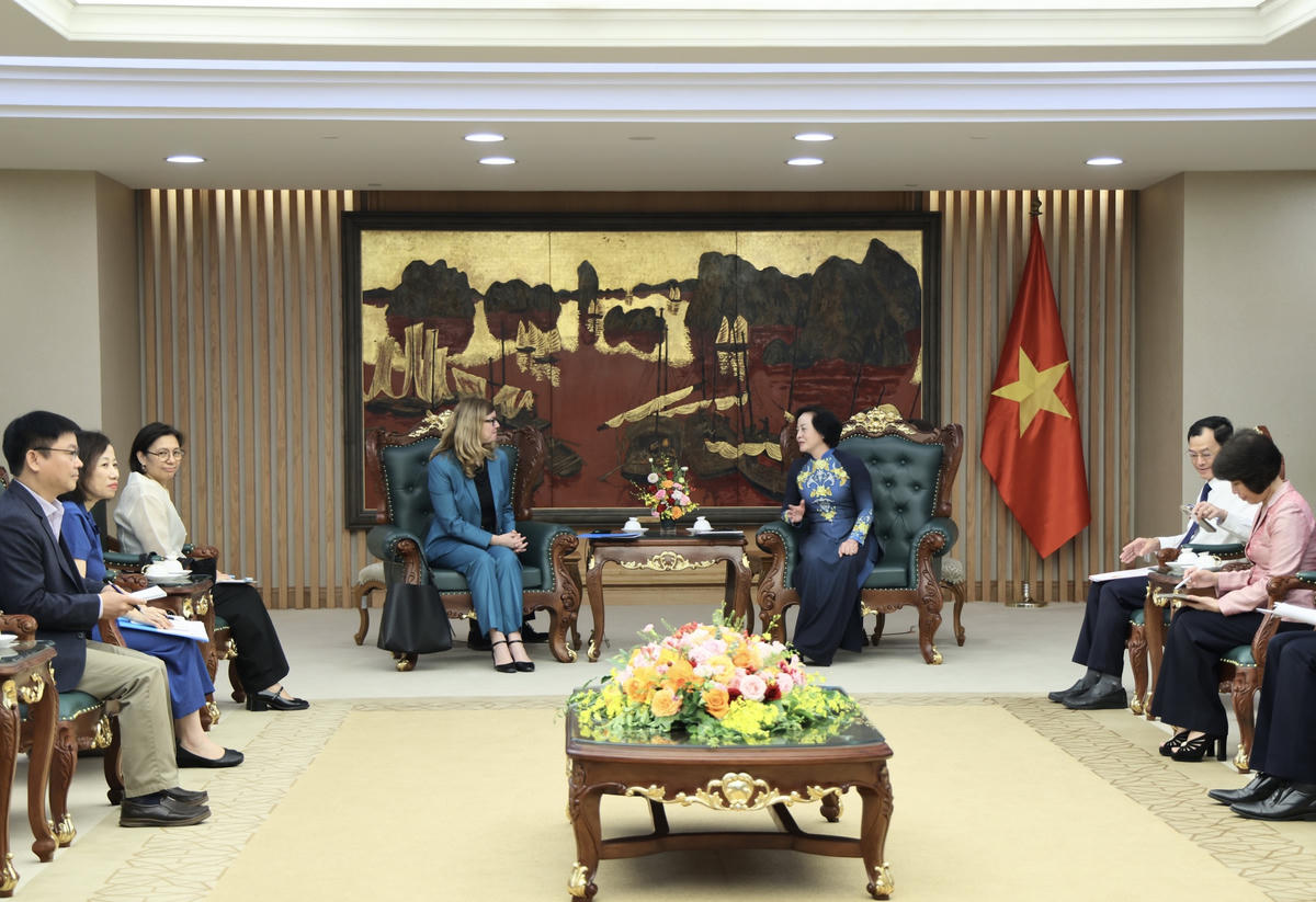 Phó Thủ tướng Phạm Thị Thanh Trà khẳng định Đảng và Nhà nước Việt Nam luôn dành sự quan tâm đặc biệt đối với trẻ em. Ảnh: VGP 