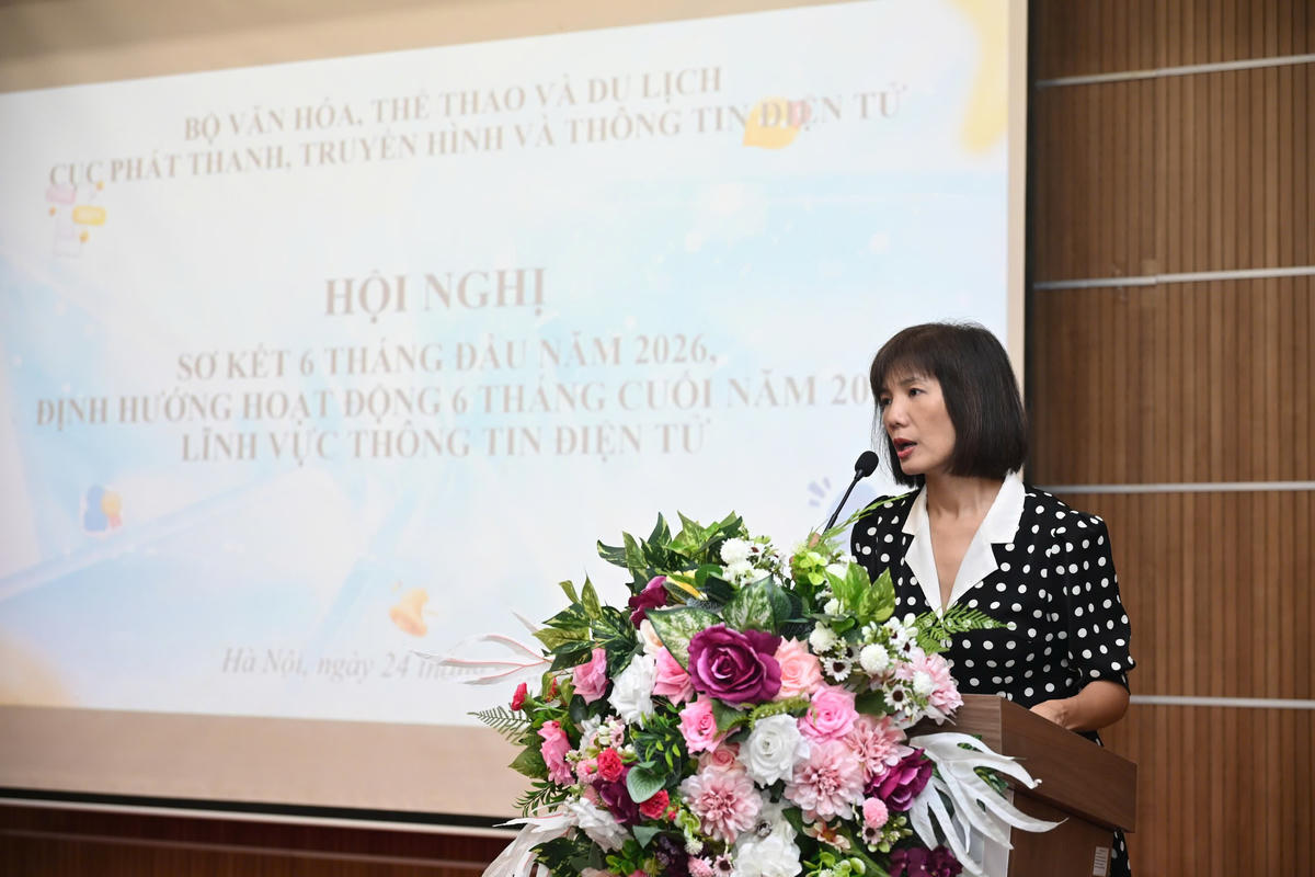 Bà Nguyễn Thị Thanh Huyền - Phó Cục trưởng Cục Phát thanh, Truyền hình và Thông tin điện tử. Ảnh: Doanh nghiệp & Cuộc sống