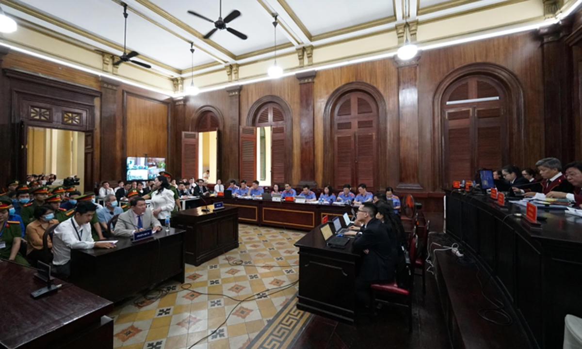 TAND TP. Hồ Chí Minh xét xử vụ đại án Vạn Thịnh Phát ngày 5/3/2024.