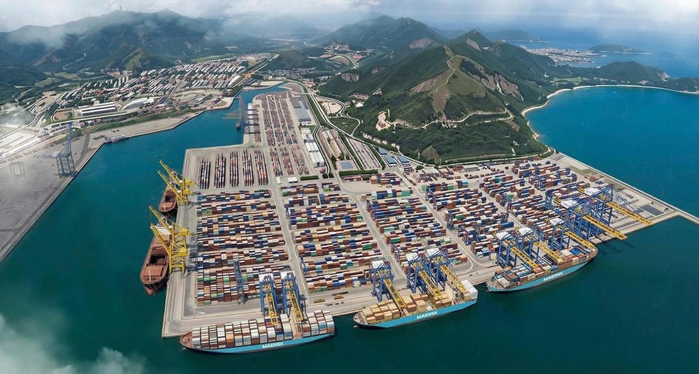 Phối cảnh dự án bến cảng container Liên Chiểu. (Ảnh: Báo Văn hóa).
