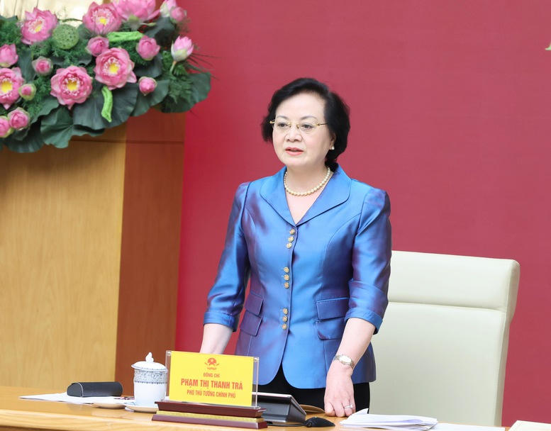 Phó Thủ tướng Phạm Thị Thanh Trà phát biểu tại Hội nghị. Ảnh: VGP/Thu Giang