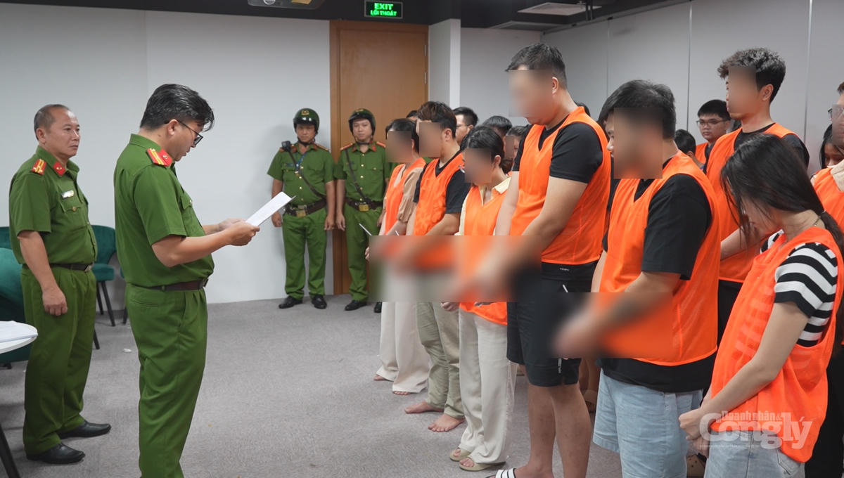 Công an TP.HCM khởi tố thêm 51 bị can là lãnh đạo, nhân viên Công ty TNHH Đầu tư Phát triển Metaland. Ảnh: Công an TP.HCM