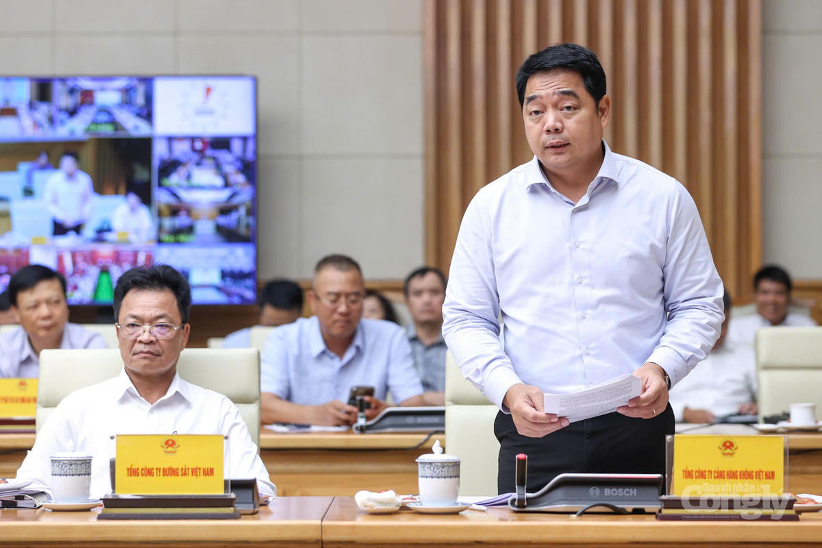 Ông Nguyễn Đức Hùng, Quyền Tổng Giám đốc Tổng Công ty Cảng hàng không Việt Nam: ACV cam kết đưa sân bay Long Thành hoạt động an toàn trong tháng 12/2026 - Ảnh: VGP/NB
