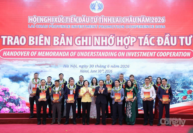 Phó Thủ tướng Phạm Thị Thanh Trà chứng kiến Lai Châu trao quyết định chấp thuận chủ trương đầu tư, MOU hơn 200.000 tỷ đồng- Ảnh 3.