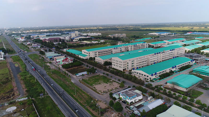 Khu công nghiệp Hòa Phú, tỉnh Vĩnh Long. (Ảnh: Công Danh/Báo Đầu tư).