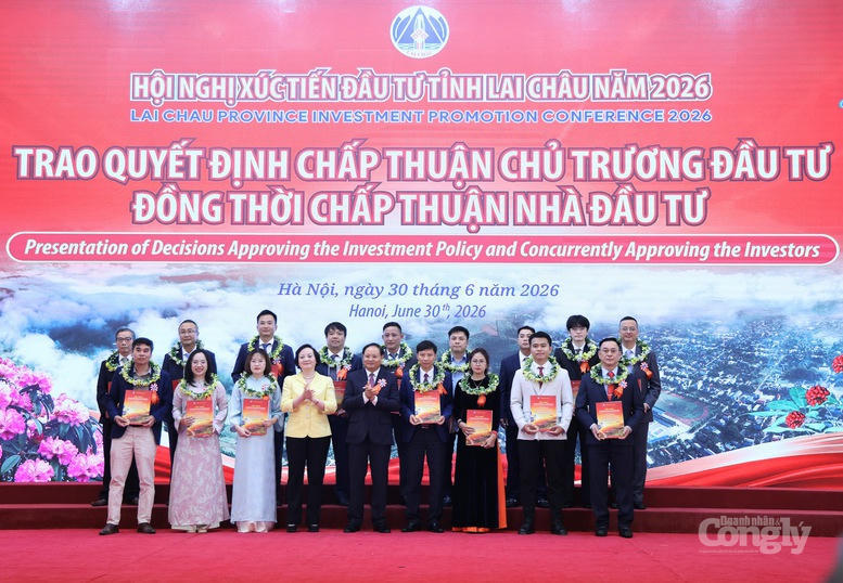 Phó Thủ tướng Phạm Thị Thanh Trà chứng kiến Lai Châu trao quyết định chấp thuận chủ trương đầu tư, MOU hơn 200.000 tỷ đồng- Ảnh 2.