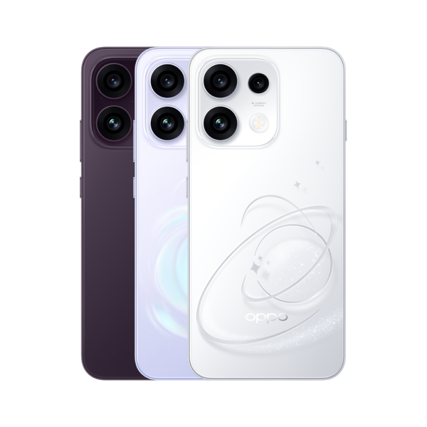 Pop White và Dream Purple nổi bật với hiệu ứng 3D Pop Planet, trong khi Twilight Violet thiên về mặt lưng trơn thanh lịch. Ảnh: viettelstore.