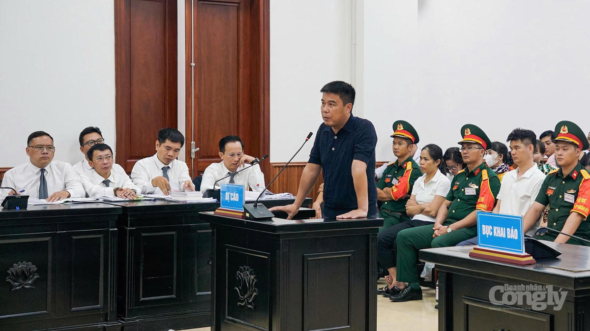Bị cáo Nguyễn Văn Hậu tại phiên tòa phúc thẩm.