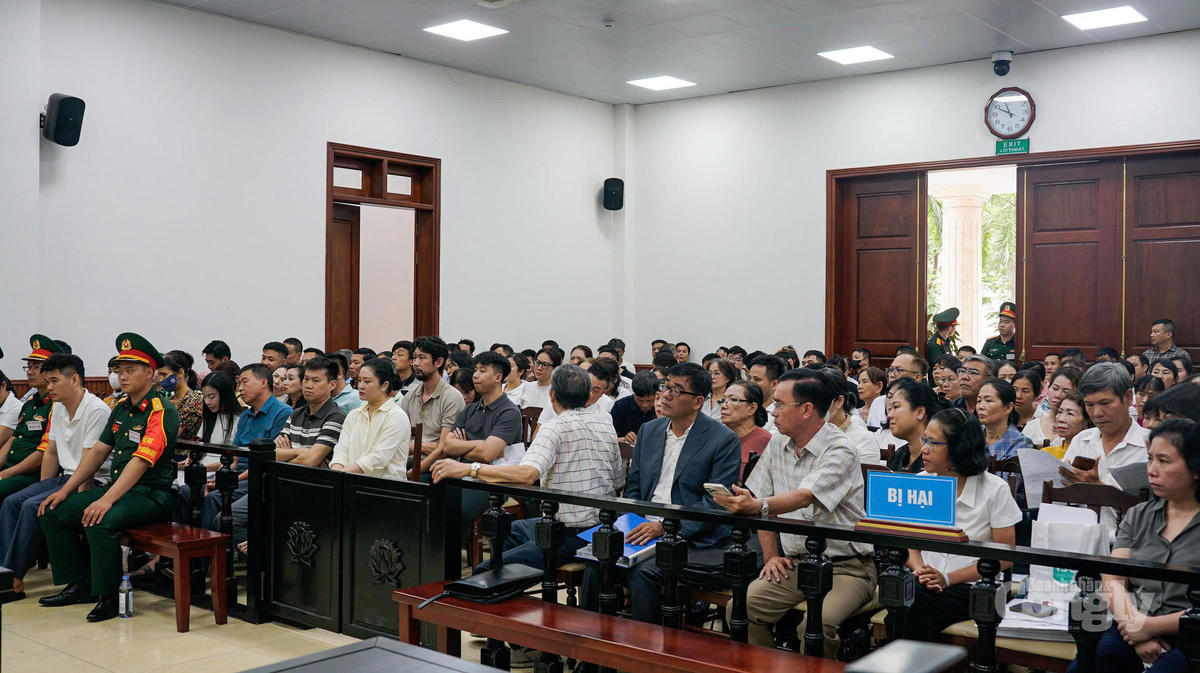 Các bị hại trong vụ án.